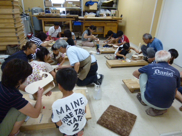 親子木工教室開催　参加者募集　募集期間8月5日まで